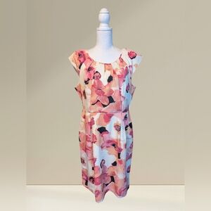 Women’s Apt 9 Sleeveless Floral Romantic Fitted Dress SZ16